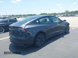 2025 Tesla Model 3 Long Range with VIN 5YJ3E1EA0SF903825, listed as a IAAI auction lot 42197820 with 4,944 mi miles and . Bid and sale history available at DreamBid. Image 4.