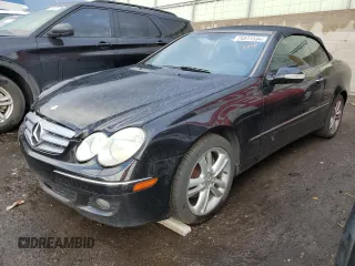 2007 Mercedes-Benz CLK-Class 3.5L with VIN WDBTK56F97T074525, listed as a Copart auction lot 74511594 with 125,279 mi miles and Salvage Title. Bid and sale history available at carsss.com. Image 1.