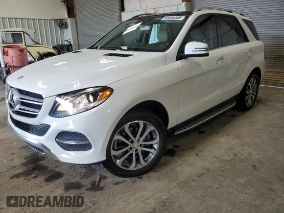 2016 Mercedes-Benz GLE 350 with VIN 4JGDA5HB2GA720658, listed as a Copart auction lot 60556385 with 109,415 mi miles and Salvage title. Bid and sale history available at DreamBid. Image 1.