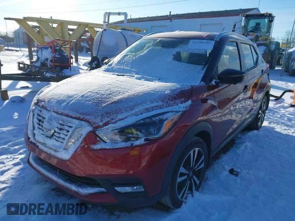 2019 Nissan Kicks SV with VIN 3N1CP5CU3KL482928, listed as a IAAI auction lot 41580205 with 43,944 mi miles. Bid and sale history available at carsss.com. Image 17.