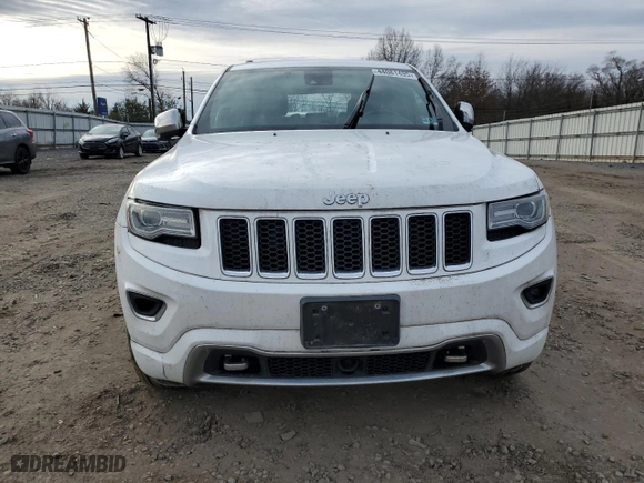2014 Jeep Grand Cherokee Overland with VIN 1C4RJFCT4EC214380, listed as a Copart auction lot 44081495 with 201,861 mi miles and Salvage Title. Bid and sale history available at carsss.com. Image 5.