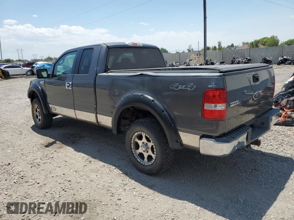 2005 Ford F-150 XLT with VIN 1FTPX14545FA18141, listed as a Copart auction lot 63351605 with 214,597 mi miles and Clean title. Bid and sale history available at DreamBid. Image 2.