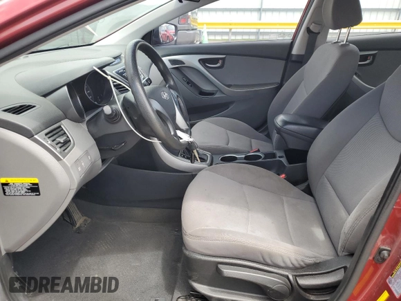 2016 Hyundai Elantra SE with VIN 5NPDH4AE6GH759826, listed as a Copart auction lot 64439635 with 57,043 mi miles and Salvage title. Bid and sale history available at DreamBid. Image 7.