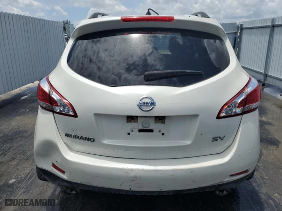 2014 Nissan Murano SV with VIN JN8AZ1MUXEW405756, listed as a Copart auction lot 65814694 with 155,073 mi miles and Clean Title. Bid and sale history available at carsss.com. Image 6.