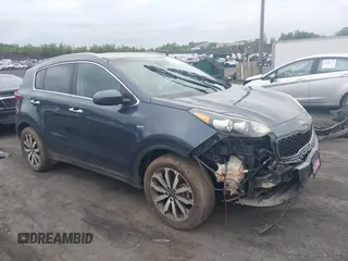 2017 Kia Sportage EX with VIN KNDPNCAC4H7207486, listed as a IAAI auction lot 42612320 with 105,731 mi miles and . Bid and sale history available at DreamBid. Image 1.