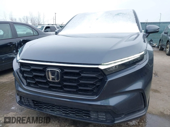 2025 Honda CR-V EX with VIN 2HKRS4H41SH455753, listed as a IAAI auction lot 41553434 with 499 mi miles and . Bid and sale history available at DreamBid. Image 12.