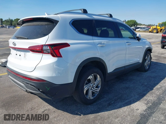 2023 Hyundai Santa Fe SEL with VIN 5NMS24AJ4PH485626, listed as a IAAI auction lot 41757161 with 26,591 mi miles. Bid and sale history available at carsss.com. Image 4.