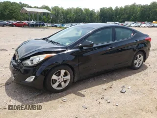 2013 Hyundai Elantra GLS with VIN 5NPDH4AE2DH413137, listed as a Copart auction lot 60290085 with 127,857 mi miles and Salvage title. Bid and sale history available at DreamBid. Image 1.