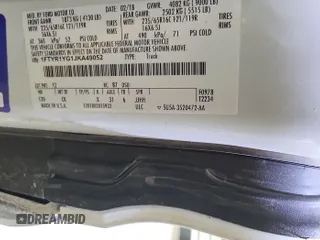 2018 Ford Transit с VIN 1FTYR1YG1JKA49052, выставлен на аукционе IAAI как лот 42796205 с пробегом 133 321 миль миль и . История ставок и продаж доступна на DreamBid. Изображение 18.