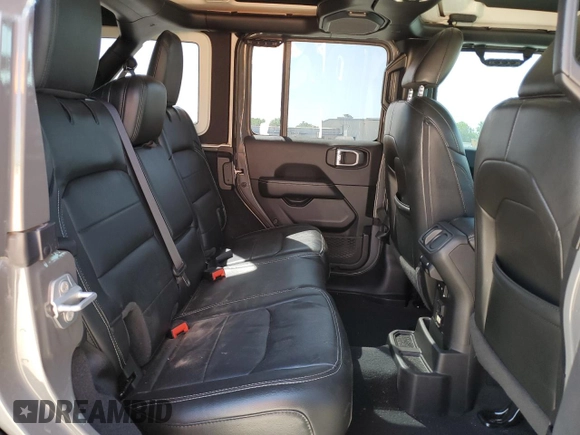 2022 Jeep Wrangler Unlimited Sahara with VIN 1C4HJXEG8NW164969, listed as a Copart auction lot 52241645 with 64,263 mi miles and Salvage title. Bid and sale history available at DreamBid. Image 12.