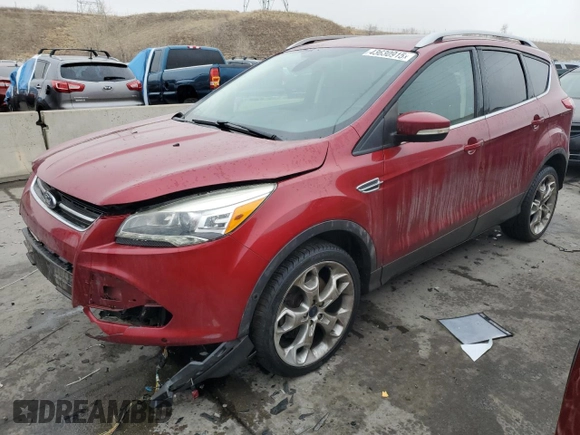 2015 Ford Escape Titanium with VIN 1FMCU9J99FUB25482, listed as a Copart auction lot 43630915 with 150,943 mi miles and Salvage Title. Bid and sale history available at DreamBid. Image 1.