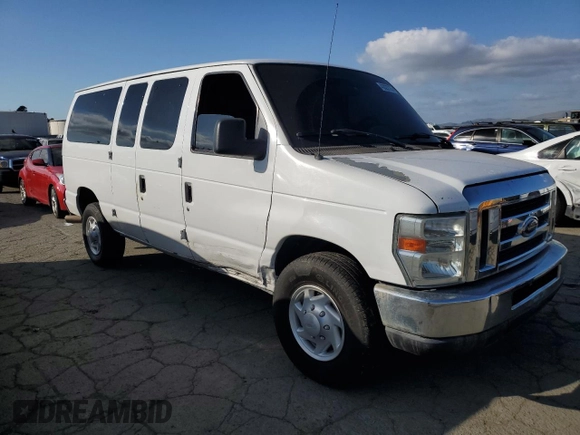 2011 Ford Econoline Passenger XL with VIN 1FBNE3BL0BDB17271, listed as a Copart auction lot 43022735 with 184,054 mi miles and Salvage Title. Bid and sale history available at carsss.com. Image 4.