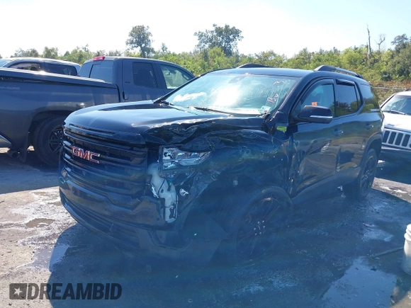 2022 GMC Acadia SLT with VIN 1GKKNMLS5NZ117143, listed as a IAAI auction lot 40665874 with 48,298 mi miles. Bid and sale history available at carsss.com. Image 2.