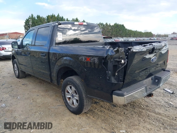 2019 Ford F-150 XL with VIN 1FTEW1E53KFA20399, listed as a IAAI auction lot 41846887 with 94,896 mi miles. Bid and sale history available at carsss.com. Image 3.
