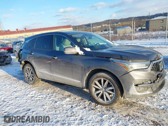 2020 Acura RDX Technology with VIN 5J8TC2H53LL017914, listed as a IAAI auction lot 41379471 with 40,740 mi miles and . Bid and sale history available at DreamBid. Image 1.