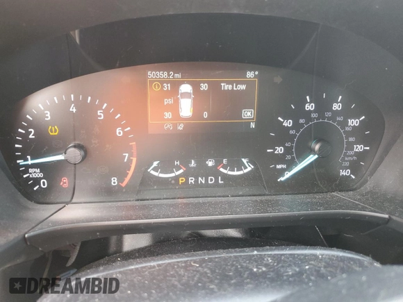 2020 Ford Escape SEL with VIN 1FMCU0H61LUC07029, listed as a Copart auction lot 59141895 with 50,358 mi miles and Salvage title. Bid and sale history available at DreamBid. Image 9.