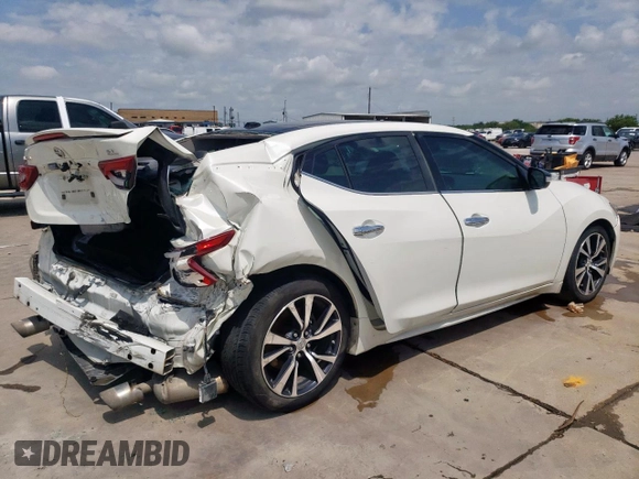 2017 Nissan Maxima SR with VIN 1N4AA6AP4HC391461, listed as a Copart auction lot 61269995 with 178,380 mi miles and Salvage title. Bid and sale history available at DreamBid. Image 3.