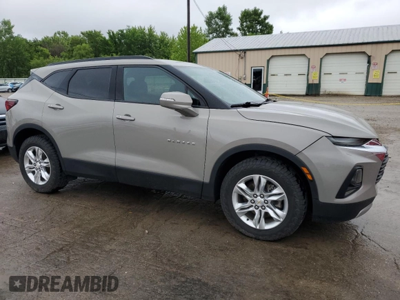 2021 Chevrolet Blazer LT with VIN 3GNKBHRS9MS532455, listed as a Copart auction lot 59397855 with Not provided miles and Salvage title. Bid and sale history available at DreamBid. Image 4.