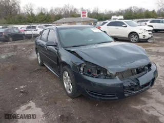 2012 Chevrolet Impala LT Fleet with VIN 2G1WG5E34C1280707, listed as a IAAI auction lot 41023842 with 1 mi miles. Bid and sale history available at carsss.com. Image 1.