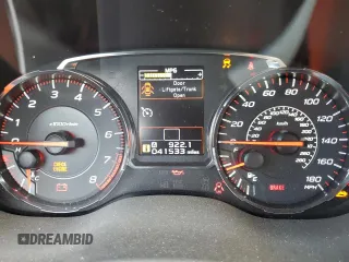 2018 Subaru WRX Premium with VIN JF1VA1B6XJ9815190, listed as a Copart auction lot 72771474 with 41,533 mi miles and Salvage Title. Bid and sale history available at carsss.com. Image 9.