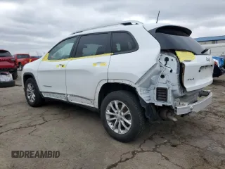 2020 Jeep Cherokee Latitude with VIN 1C4PJMCB7LD651493, listed as a Copart auction lot 45243695 with 80,297 mi miles and Salvage title. Bid and sale history available at DreamBid. Image 2.