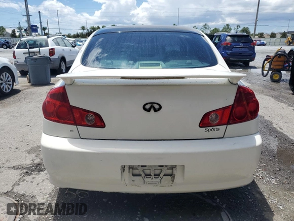 2005 Infiniti G35 z VIN JNKCV51EX5M221996, wystawiony jako Copart lot #56928235 z przebiegiem 167 377 mil mil oraz Szkoda całkowita • Salvage title. Historia ofert i sprzedaży dostępna na DreamBid. Obrazek 6.