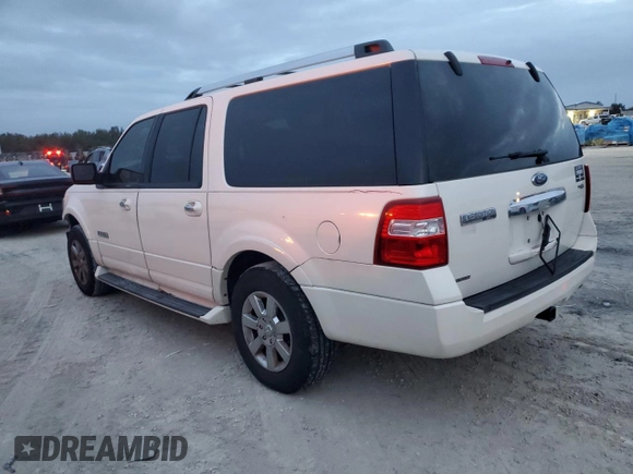 2007 Ford Expedition EL Limited with VIN 1FMFK19587LA93640, listed as a Copart auction lot 79662484 with 164,918 mi miles and Salvage Title. Bid and sale history available at carsss.com. Image 2.