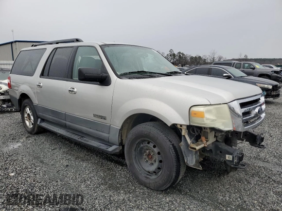 2007 Ford Expedition EL SSV with VIN 1FMFK16547LA85099, listed as a Copart auction lot 48208125 with 263,197 mi miles and Salvage Title. Bid and sale history available at carsss.com. Image 4.