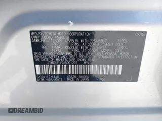 2006 Toyota RAV4 Limited with VIN JTMZK31V265001207, listed as a IAAI auction lot 42677270 with 176,761 mi miles and . Bid and sale history available at DreamBid. Image 9.