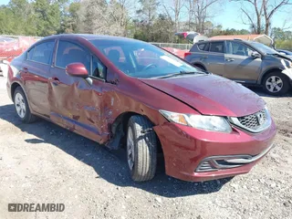 2013 Honda Civic Sdn LX with VIN 19XFB2F57DE096791, listed as a IAAI auction lot 41863226 with 78,173 mi miles. Bid and sale history available at carsss.com. Image 6.