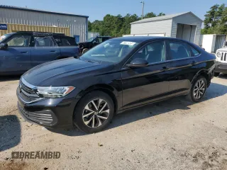 2024 Volkswagen Jetta S with VIN 3VW5M7BU8RM031765, listed as a Copart auction lot 63700505 with 40,808 mi miles and Clean title. Bid and sale history available at DreamBid. Image 1.