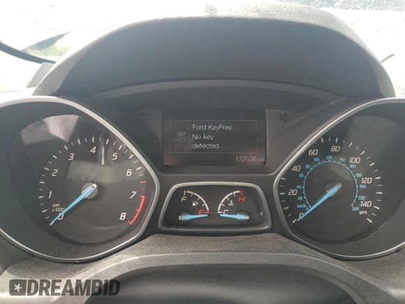 2015 Ford Escape Titanium with VIN 1FMCU9J91FUA38787, listed as a Copart auction lot 59749735 with 132,536 mi miles and Salvage title. Bid and sale history available at DreamBid. Image 9.