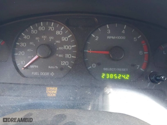 2001 Ford Mustang Standard with VIN 1FAFP40411F243241, listed as a IAAI auction lot 41281653 with 238,524 mi miles. Bid and sale history available at carsss.com. Image 7.