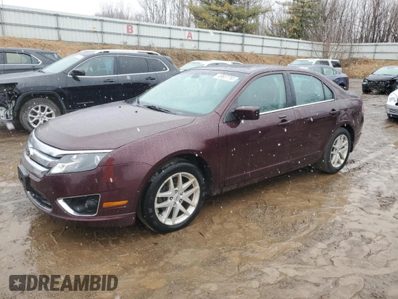 2012 Ford Fusion SEL z VIN 3FAHP0JA6CR431507, wystawiony jako Copart lot #49857795 z przebiegiem 133 680 mil mil oraz Czysty tytuł • Clean title. Historia ofert i sprzedaży dostępna na DreamBid. Obrazek 1.