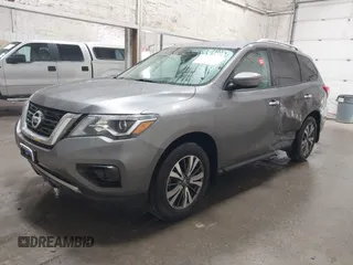 2017 Nissan Pathfinder SV with VIN 5N1DR2MM1HC668654, listed as a IAAI auction lot 42500600 with 71,434 mi miles and . Bid and sale history available at DreamBid. Image 2.