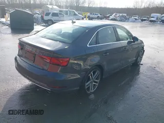 2019 Audi A3 Sedan Premium with VIN WAUBEGFF2K1017259, listed as a IAAI auction lot 41553469 with 51,942 mi miles. Bid and sale history available at carsss.com. Image 4.