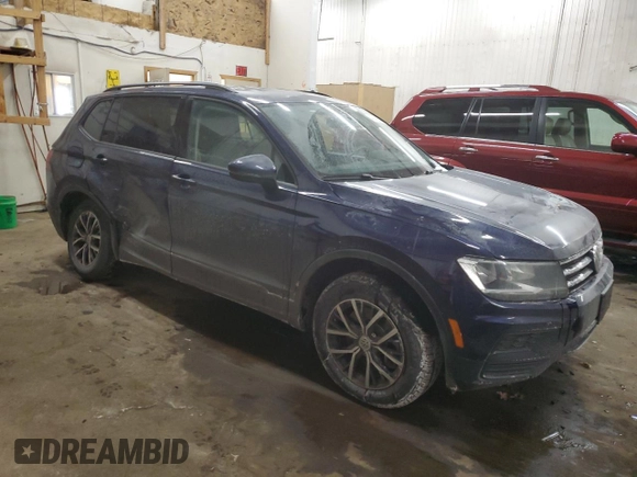 2021 Volkswagen Tiguan S with VIN 3VV0B7AX3MM142099, listed as a Copart auction lot 46419605 with 36,386 mi miles and Salvage Title. Bid and sale history available at DreamBid. Image 4.
