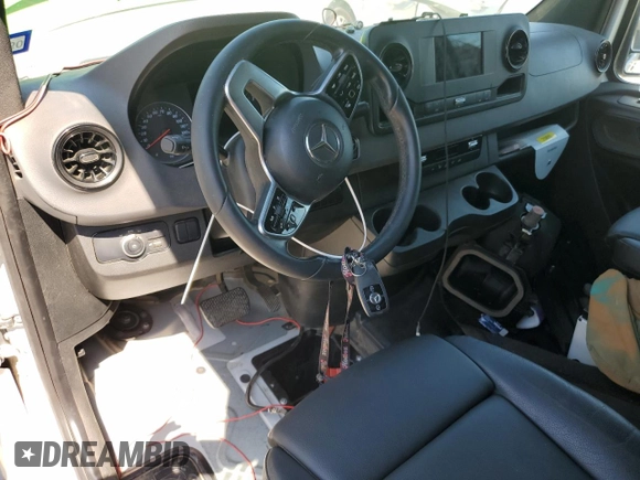 2021 Mercedes-Benz Sprinter Cargo with VIN W1Y4ECHY8MT058906, listed as a Copart auction lot 75736554 with 171,564 mi miles and Salvage Title. Bid and sale history available at carsss.com. Image 8.