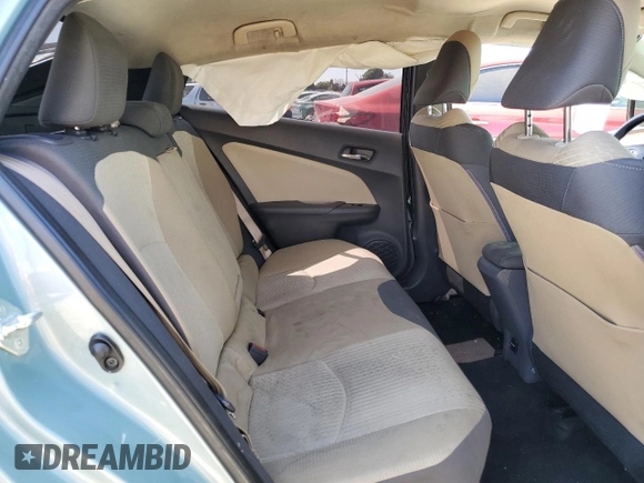 2016 Toyota Prius Two with VIN JTDKBRFU4G3006135, listed as a Copart auction lot 50392785 with 131,954 mi miles and Salvage Title. Bid and sale history available at DreamBid. Image 10.