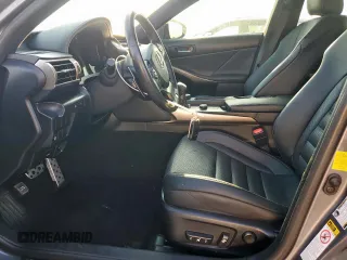 2015 Lexus IS 250 with VIN JTHBF1D25F5066322, listed as a Copart auction lot 55845715 with 78,881 mi miles and Salvage title. Bid and sale history available at DreamBid. Image 7.