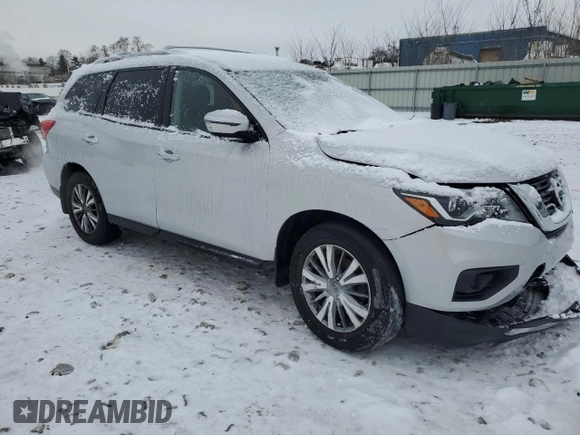 2020 Nissan Pathfinder S with VIN 5N1DR2AM1LC608564, listed as a Copart auction lot 46045955 with 83,886 mi miles and Salvage Title. Bid and sale history available at carsss.com. Image 4.