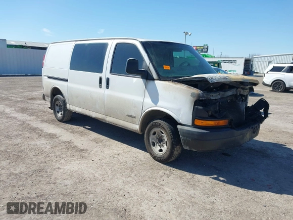 2003 Chevrolet Express Cargo with VIN 1GCGG25V931106262, listed as a IAAI auction lot 41697903 with Not Provided miles and . Bid and sale history available at DreamBid. Image 1.
