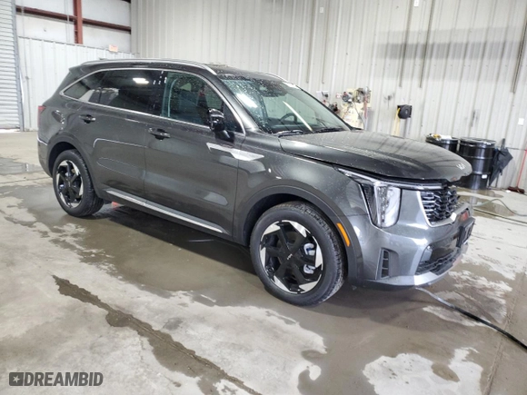 2025 Kia Sorento Hybrid EX with VIN KNDRHDJGXS5323948, listed as a Copart auction lot 81262274 with 261 mi miles and Salvage Title. Bid and sale history available at carsss.com. Image 4.