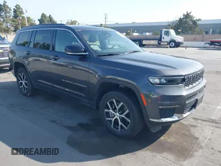 2024 Jeep Grand Cherokee Limited with VIN 1C4RJKBGXR8603689, listed as a IAAI auction lot 42559936 with 21,173 mi miles and . Bid and sale history available at DreamBid. Image 1.