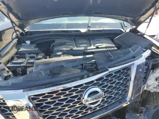 2019 Nissan Armada Platinum with VIN JN8AY2NE1K9756596, listed as a Copart auction lot 52228374 with Not Provided miles and Salvage Title. Bid and sale history available at carsss.com. Image 12.