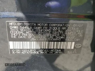 2007 Lexus LS 460 L z VIN JTHGL46F975008893, wystawiony jako Copart lot #55763835 z przebiegiem 93 809 mil mil oraz Szkoda całkowita • Salvage title. Historia ofert i sprzedaży dostępna na DreamBid. Obrazek 12.