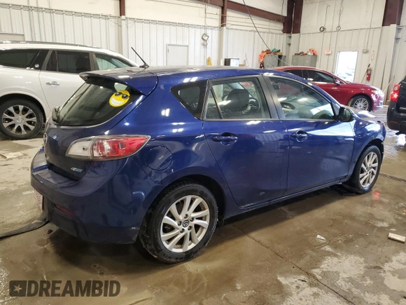 2013 Mazda 3 i Touring with VIN JM1BL1LP5D1770418, listed as a Copart auction lot 47085325 with 107,903 mi miles and Non Repairable. Bid and sale history available at carsss.com. Image 3.