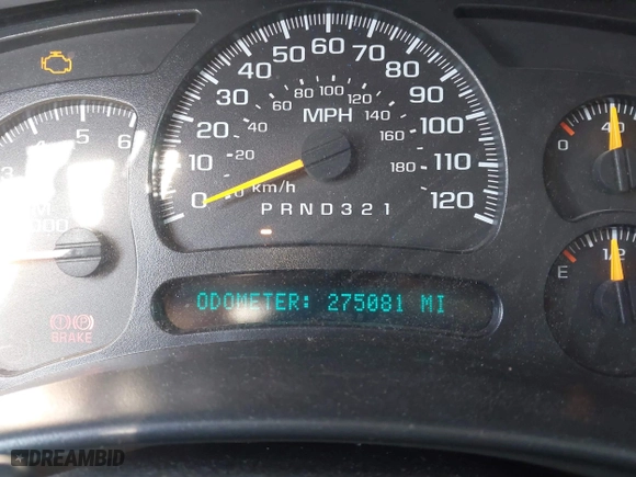 2004 Chevrolet Tahoe LT with VIN 1GNEC13ZX4J106072, listed as a IAAI auction lot 41703828 with 275,081 mi miles. Bid and sale history available at carsss.com. Image 7.
