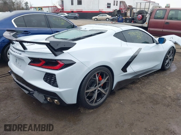 2021 Chevrolet Corvette 3LT with VIN 1G1YC2D40M5116061, listed as a IAAI auction lot 41180558 with 11,936 mi miles. Bid and sale history available at carsss.com. Image 4.