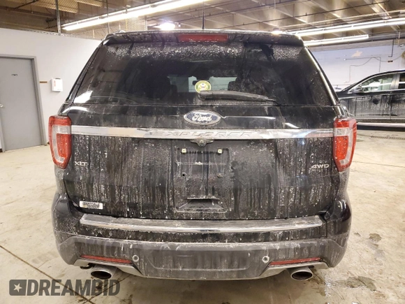 2018 Ford Explorer XLT with VIN 1FM5K8D80JGB86125, listed as a Copart auction lot 45887655 with 97,632 mi miles and Salvage Title. Bid and sale history available at carsss.com. Image 6.